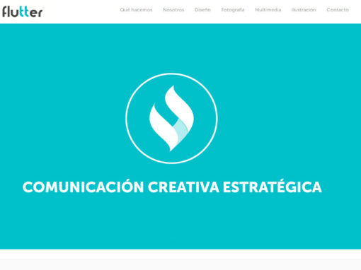 Página web para agencia de marketing y publicidad flutter