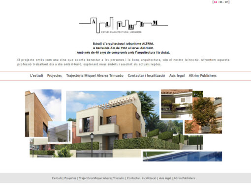 Web corporativa per a empresa de guies de viatges arquitectòniques