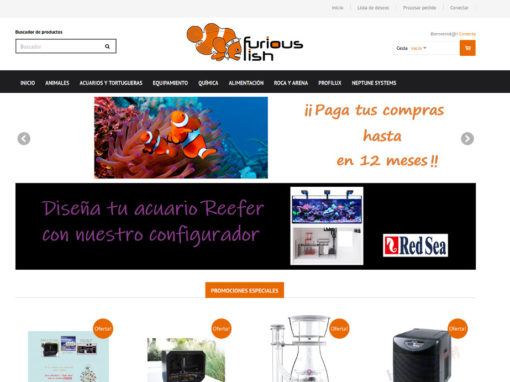 eCommerce online para tienda de animales