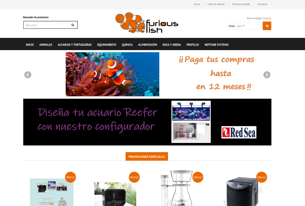 web ecommerce online tienda animales