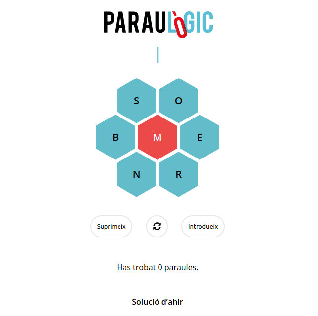 Paraulògic, el juego de letras y palabras