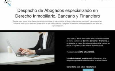 Web corporativa para despacho de abogados