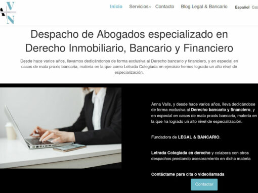 Web corporativa para despacho de abogados