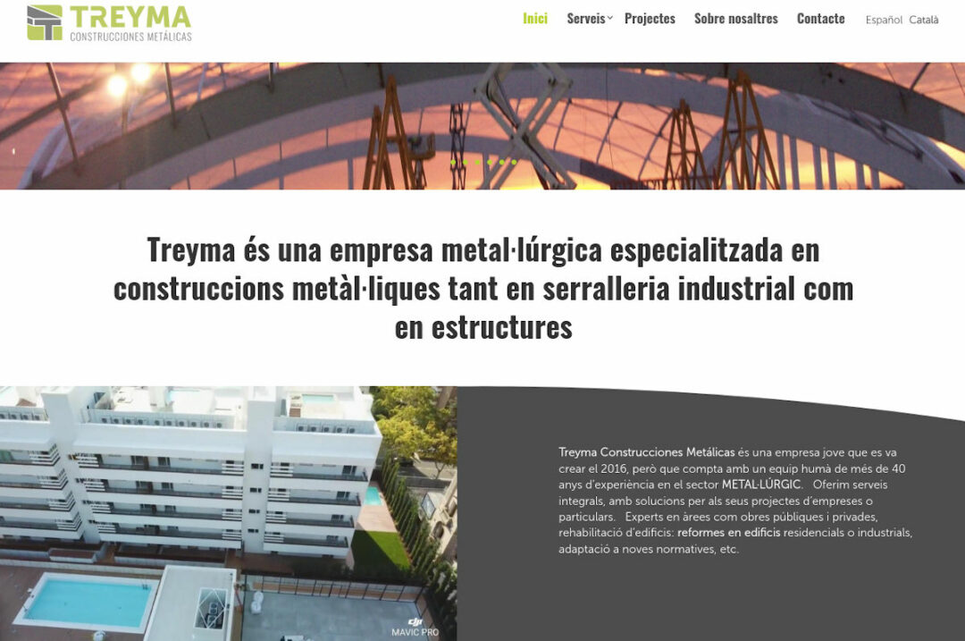 web empresa construcciones estructuras metalicas