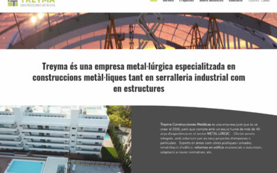 Web corporativa per a empresa de construccions metàl·liques a Terrassa