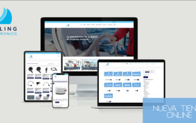 Web botiga online de productes electrònics de navegació per a vaixells